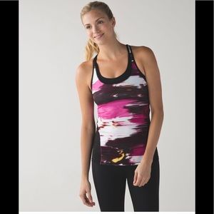 Lululemon Cool Racerback *Shine On Pigment Berry Rumble Multi 12